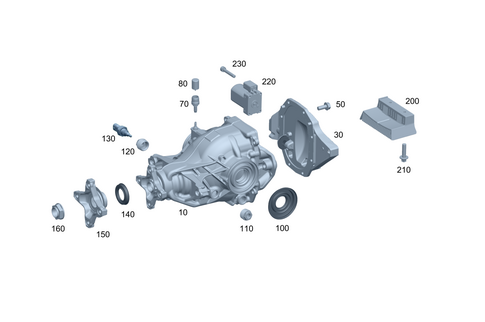 Rear Axle Differential for 2022 Mercedes-Benz SL63 AMG #0