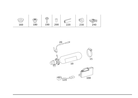 Fire Extinguisher System for 2002 Mercedes-Benz S55 AMG #0