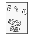 97063206203A05 - Body: Reading Lmp Assembly for Porsche: Panamera Image