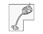 74480T24T00 - Body: Fuel Pocket for Honda Image
