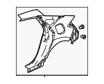 4636T60A00ZZ - Body: Quarter Panel for Honda Image