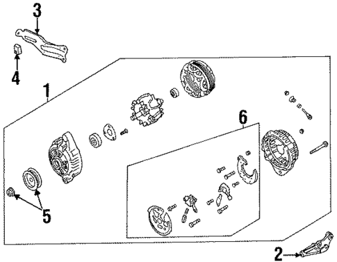 Alternator for 1989 Nissan D21 #1