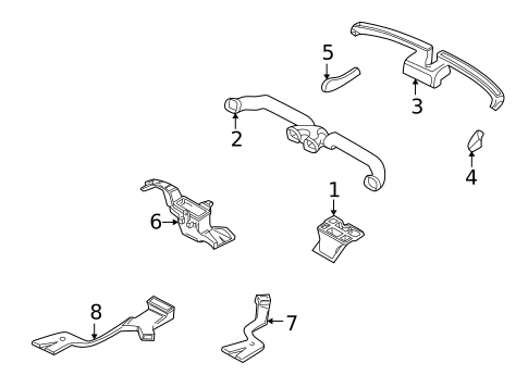 Ducts for 2003 Volvo V40 #0