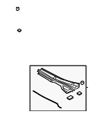 EG21507S0J - Body: Cowl Grille for Mazda: CX-7 Image