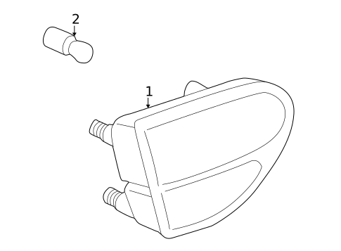 Tail Lamps for 2003 Oldsmobile Alero #1