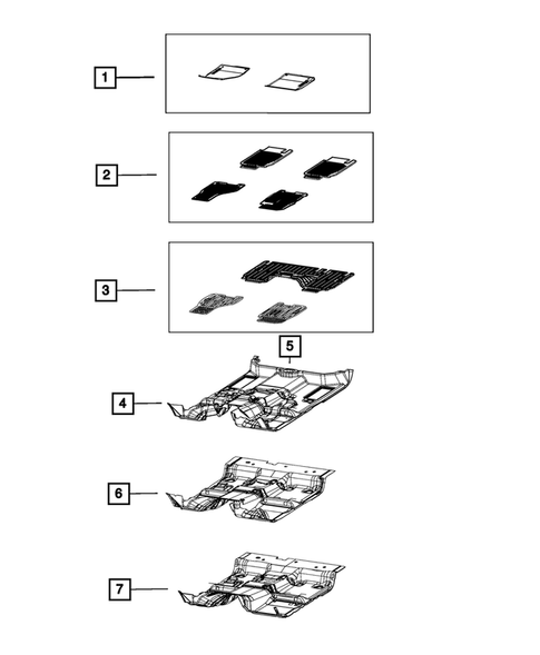 Carpets, Floor Mats, Load Floor, and Silencers for 2018 Ram 3500 #2