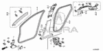 38205TL2A00 - Interior/Bumper: LABEL, DRIVER FUSE for Acura Image