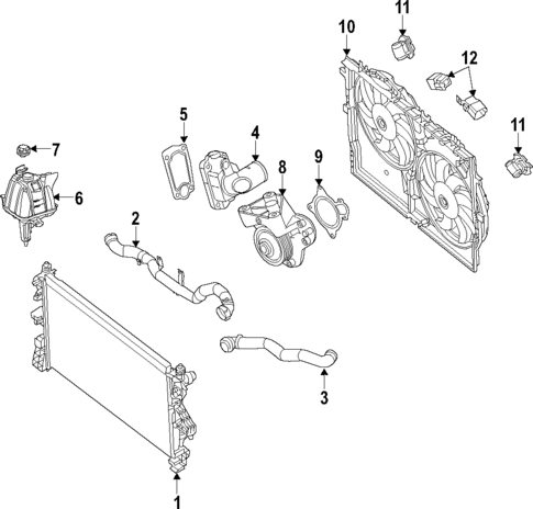 Cooling System for 2017 Ram ProMaster 2500 #0