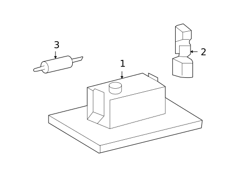 License Lamps for 2003 Dodge Sprinter 2500 #0