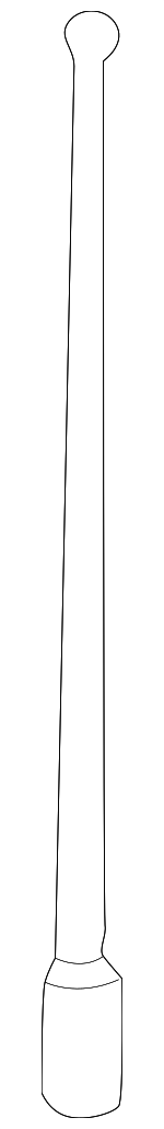 21998462 - Entertainment &amp; Telematics: Radio Antenna Mast for GM Image