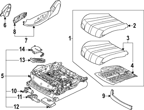 Power Seats for 2023 Genesis Electrified GV70 #1
