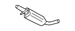 1J0253209N - Exhaust: Resonator &amp; Pipe for Volkswagen: Beetle, Golf, GTI, Jetta Image