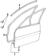 F7CZ5420124AA - Body: Door Shell for Ford Image