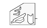 8G1Z54108A26A - Body: Mount Assembly for Ford Image
