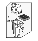 165005RB2B - : Air Cleaner Assembly for Nissan Image