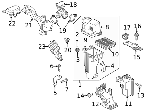 Air Intake for 2025 Nissan Kicks Play #0