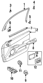 676203F782B0 - : Door Trim Panel for Lexus Image