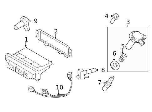 Ignition Coil for 2012 Ford Edge #0