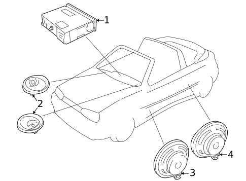Sound System for 1999 Volkswagen Cabrio #1