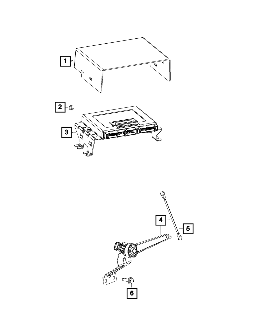 Air Suspension Module - Mopar (68354198AQ)