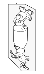 181905K0A00 - : Catalytic Converter for Honda: Accord Image