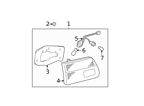 Bulbs - Chassis for 2003 Toyota Sienna #0