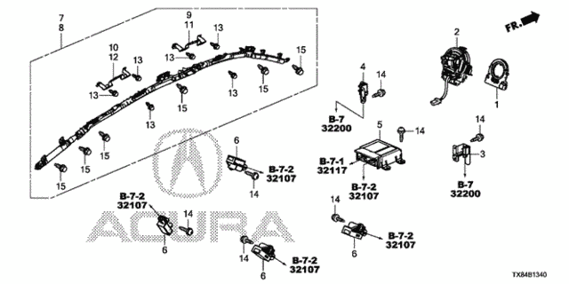 SRS Unit for 2013 Acura ILX #0