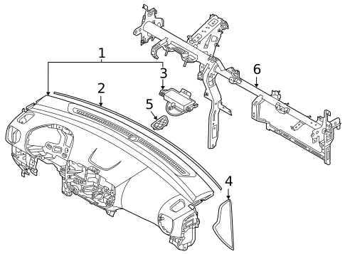 Instrument Panel for 2021 Hyundai Venue #0
