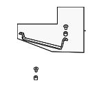 3QF201653 - : Tank Strap for Volkswagen: Atlas, Atlas Cross Sport Image