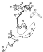52007820AB - Brakes: Hydraulic Control Unit Grommet for Mopar Image