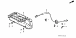 90623SB0003 - Electrical/Exhaust/Heater/Fuel: CLIP, WIRE HARNESS (8MM) (BLACK) (BLACK) for Acura Image