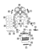 68565877AA - : Front Seat Back Foam for Mopar Image
