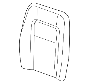 23455913 - : Part# 23455913 Dark Ash Gray Rear Driver Side Seat Back Cushion Cover for GMC: Canyon Image