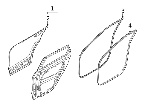 Door & Components for 2023 Kia Seltos #0