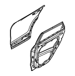 77004Q5000 - Body: Door Shell for Kia: Seltos Image