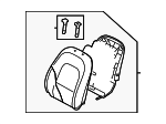 883003J461R7B - Body: Seat Back Assembly for Hyundai: Veracruz Image