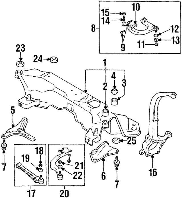 MR316248 - Body: Engine Cradle for Mopar Image