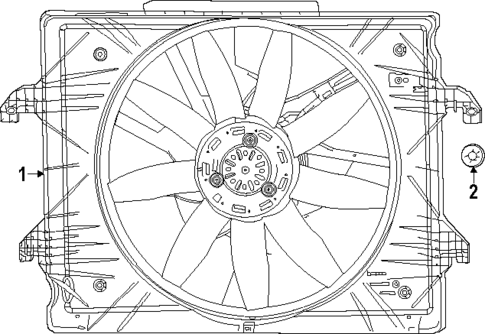 Cooling Fan for 2024 Jeep Wagoneer L #0