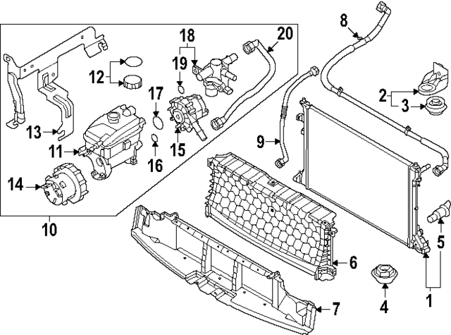 25415KL000 - : Lower Hose for Hyundai Image