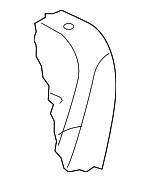 7P6881775H - Body: Seat Back Pad for Volkswagen: Touareg Image