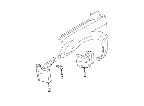 Exterior Trim - Fender for 2007 Honda Ridgeline #1