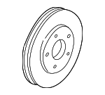 5085651AD - Brakes: Rotor for Chrysler: Cirrus, PT Cruiser, Sebring | Dodge: Neon, Stratus Image