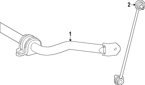 Stabilizer Bar & Components for 2024 Subaru Solterra #1