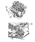 4892147AB - Engine 3.5L Six Cylinder: Make Up Air Hose for Mopar Image