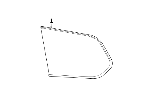 Glass & Hardware for 2014 Nissan Pathfinder #0