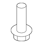 1125406256K - Body: Under Cover Bolt for Genesis: Electrified G80, Electrified GV70, G70, G80, G90, GV60, GV70, GV80, GV80 Coupe | Hyundai: Accent, Azera, Elantra, Elantra Coupe, Elantra GT, Elantra N, Entourage, Equus, Genesis, Genesis Coupe, Ioniq, Ioniq 5, Ioniq 6, Kona Electric, Palisade, Santa Cruz, Santa Fe, Santa Fe XL, Sonata, Tucson, Veloster, Veloster N, Venue Image