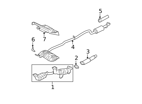 Brackets, Flanges & Hangers for 2005 Ford Freestar #0