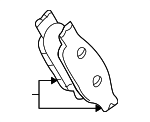 XR813324 - : Brake Pads Front for Jaguar: S-Type Image