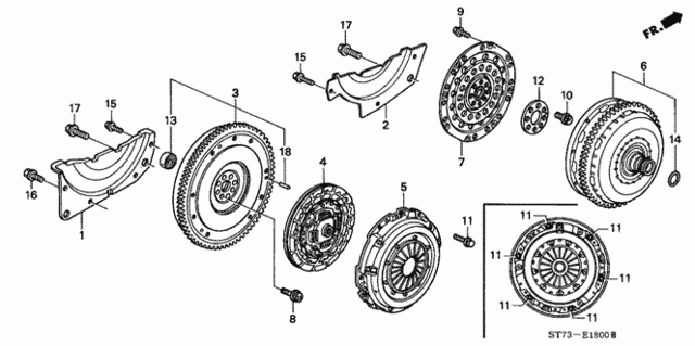Clutch - Torque Converter for 2000 Acura Integra #0
