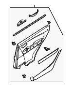 TD1468530M34 - : Door Trim Panel for Mazda: CX-9 Image